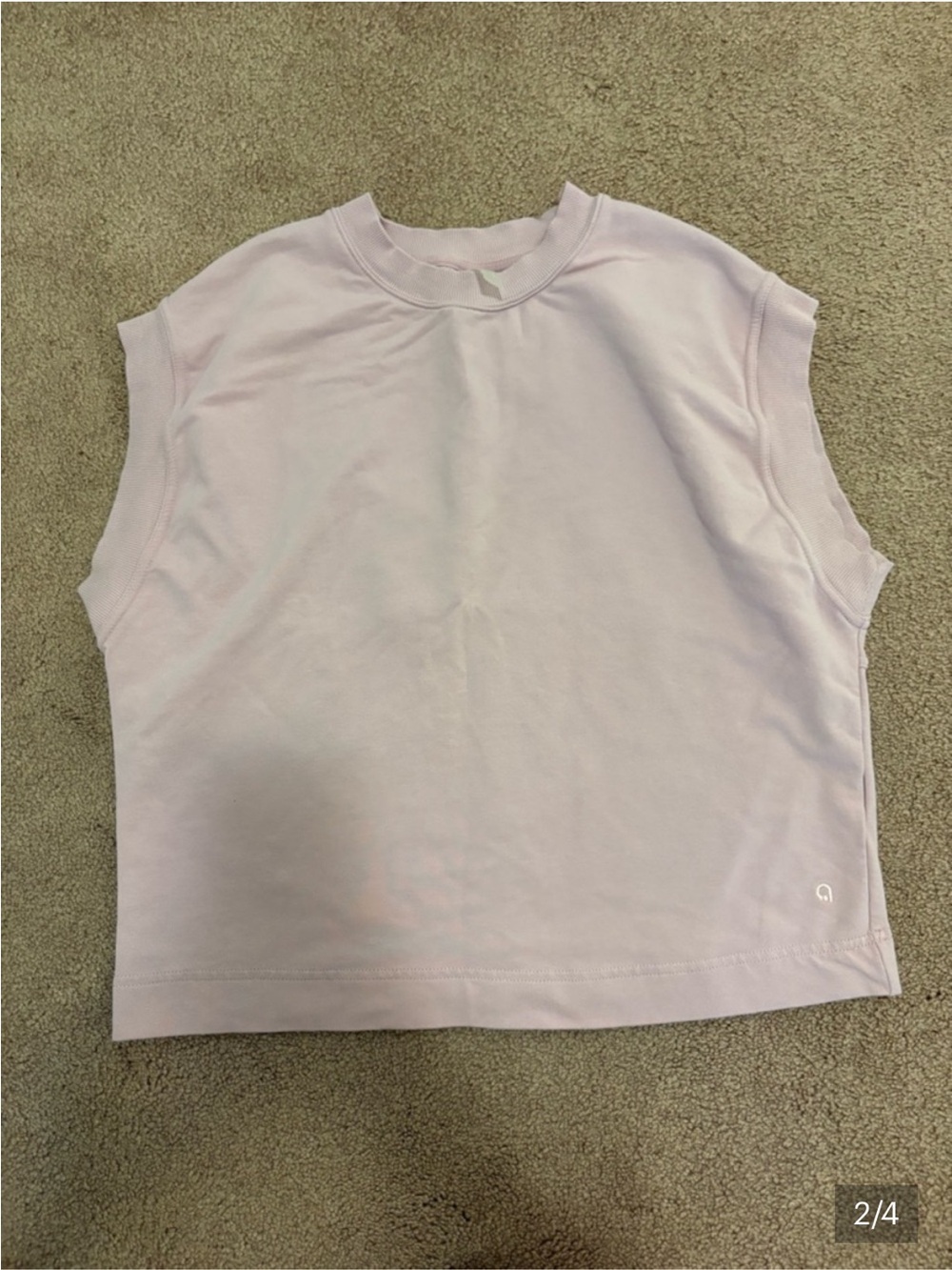 3 for $14 Hyba Women's Sleeveless Crewneck Tank - Light Pink size small